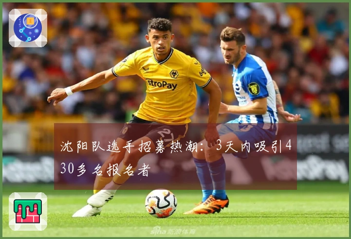 沈阳队选手招募热潮：3天内吸引430多名报名者